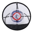 thumbnail image 1 of HURRISE Black Nylon Mesh Folding Golf Chipping Net Balls Collector Bracket Bag Training Accessory,Golf Ball Net, 1 of 8