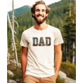 thumbnail image 4 of Patriotic Dad Shirt for Men American Flag Mountain Camo Graphic Tee Outdoor Father's Day Gift Natural Shirt Adult X-Large, 4 of 7