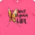 thumbnail image 4 of Inktastic West Virginia Girl- Butterfly Youth T-Shirt, 4 of 5