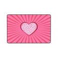 thumbnail image 4 of DouZhe Pink Heart Love Rugs Doormat, Non-Slip Machine Washable Carpets Floor Door Mat , 36" x 24", 4 of 6