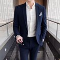 thumbnail image 2 of M-4XL-Conjunto de dos piezas para hombre, traje y pantalones de alta calidad, estilo elegante, informal, para banquete, novedad de 2024, 2 of 5