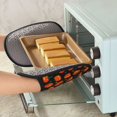 thumbnail image 6 of Naloa Pumpkin Fallen Leaves Silicone Pot Holders, Oven Mitts Heat Resistant Hot Pads, Non Slip Pot Holder for Kitchen Baking and Cooking 9.4 x 7.5 Inches, 6 of 7