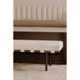 thumbnail image 5 of Moe's Home Collection Carson Dining Bench Metal Beige, 5 of 7
