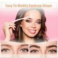 thumbnail image 2 of Unique Bargains 6pcs Eyebrow Razor for Women Foldable Facial Razor Stainless Steel Eyebrow Trimmer Skin Tool White Pink, 2 of 7
