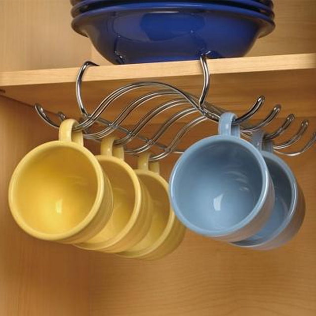 colgante organizador de tazas 10 ganchos