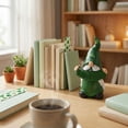 thumbnail image 5 of St. Patrick's Day Gnome Figurine - Irish Resin Gnome Ornament for Holiday Decorations, St. Patrick’s Day Decor, Leprechaun Statue for Home and Garden, Festive Seasonal Gift B, 5 of 5