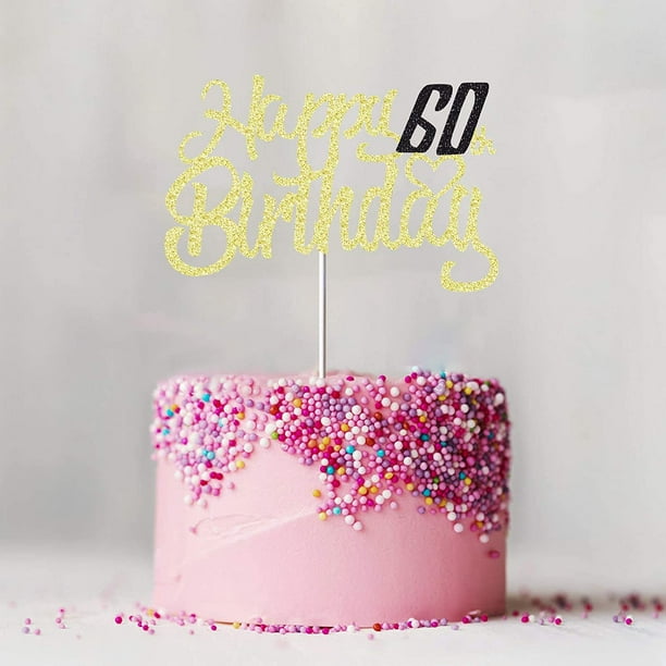 Gâteau anniversaire 60 ans