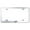 Chrome, variant on Cadilac V Laser Etched Logo Wide Body License Plate Frame (Chrome)