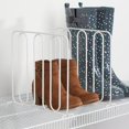thumbnail image 2 of mDesign Metal Wire Shelf Dividers for Closet Organization - 2 Pack - White, 2 of 6