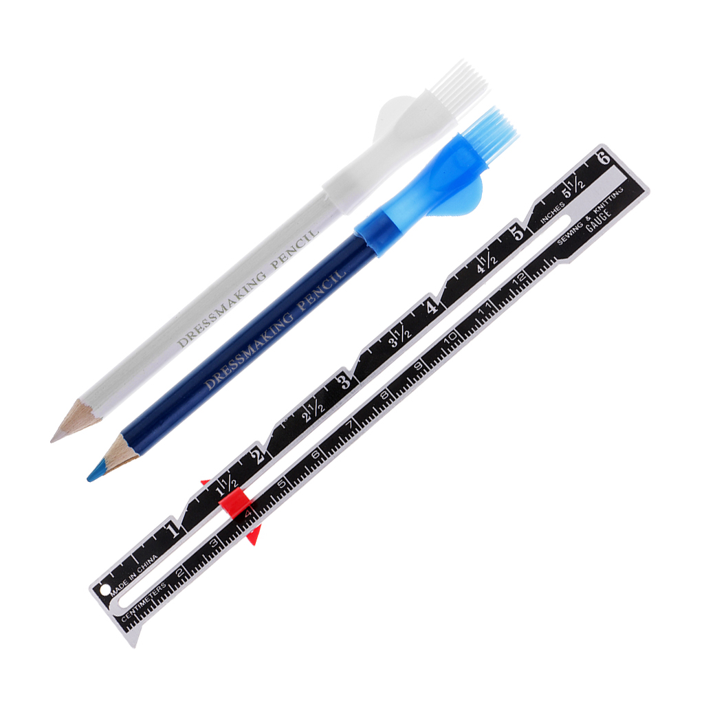 2Pcs Dual Head Water Soluble Pencil Tracing Tools for Tailor's Sewing  Marking