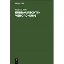 Erbbaurechtsverordnung (Hardcover)