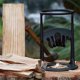 thumbnail image 3 of Joyería de madera de leña metálica navideña, hierro forjado, herramientas manuales de madera de leña, decoración del hogar de la granja modelo en forma de cuña, 3 of 5
