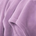 thumbnail image 5 of SEDONA HOUSE Flannel Fleece Blanket, Twin Size 60 x 80 Inches, Purple, 5 of 8