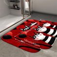 thumbnail image 2 of 1pc Three Cats with Balloons Absorbent Non-Slip Bathroom Thickened Flannel Rug Decor,Soft,Quick Drying,Suitable For Indoor/outdoor Use,Bathrooms,Bedrooms,Kitchens,Terrace,Laundry Rooms,16"x24", 2 of 9