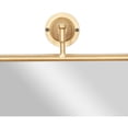 thumbnail image 4 of DecMode 14" x 28" Gold Dimensional Adjustable Wall Mirror, 4 of 13