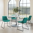 thumbnail image 5 of Tammy Dining Chair Green Dining Chair, Modern Style, Soft and smooth velvet fabric, Plywood, Indoor Dining, 5 of 12