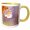 Yellow/White, variant on 3drose, Kindness Is the Language Which the Deaf Can Hear.. Mark Twain Quote, 15oz Two-tone Yellow Mug