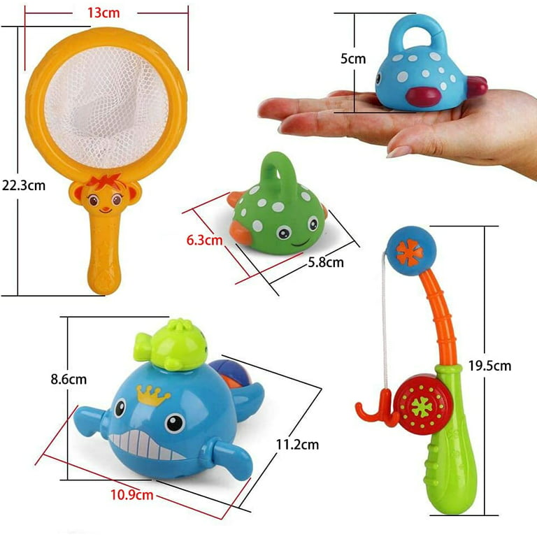  DC-BEAUTIFUL 51 Piece Fishing Toy Baby Bath Toy