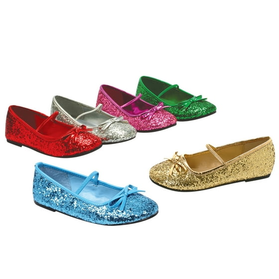 sequin ballet flats