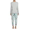 thumbnail image 3 of Secret Treasures Women's and Womens's Plus Long Sleeve PJ set, 3 of 5