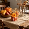 thumbnail image 6 of WNEXOPE Artificial Pumpkin Maple Leaves Arrangement, Fall Table Centerpiece Decor for Thanksgiving Halloween Party, Handcrafted Home Ornament, 6 of 6