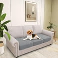 thumbnail image 5 of Individual Couch Cushion Covers, Stretch Sofa/Couch Seat Cushion Covers, Magic Sofa Covers Washable, Dog Couch Cushion Covers for Sofa with Elastic Bottom, 5 of 6
