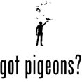 thumbnail image 2 of CafePress - Pigeon Racer 02 A -  Round Wood Ornament 4", 2 of 2