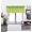 Lime Green, variant on Gorgeous Home Linen 1-Pc S18 Lime Green Luxury Straight Semi-Sheer Faux Silk Window Curtain Valance Rod Pocket on Top 55" wide X 18" long