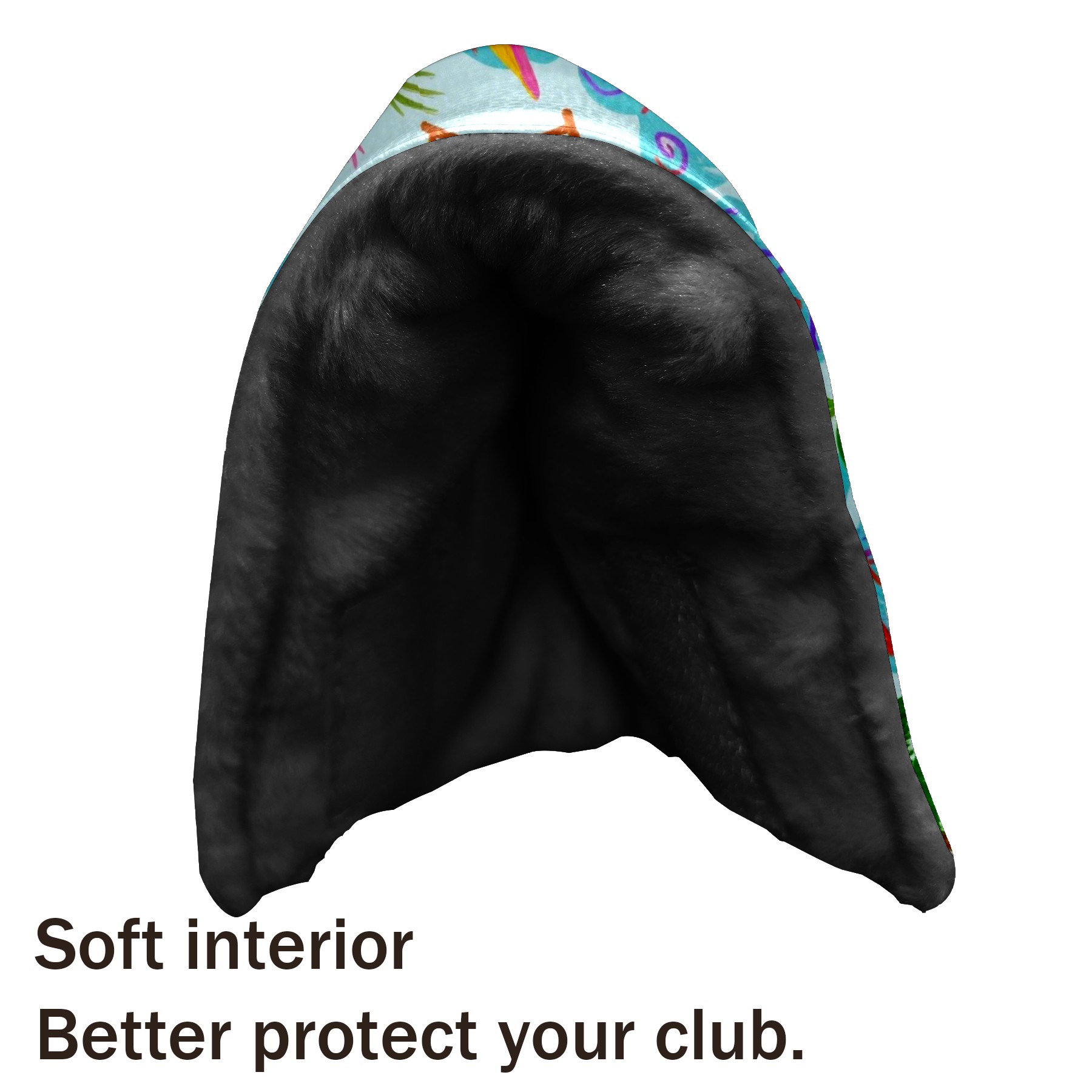 Golf Club Head Cover Waterproof Leather Golf Accessories HeadCovers Set Driver Headcover for Women Men Azure Dragon