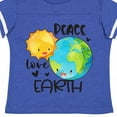 thumbnail image 3 of Inktastic Earth Day Peace Love Earth Gift Toddler Boy or Toddler Girl T-Shirt, 3 of 4