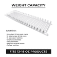 thumbnail image 4 of NextLevel Fit 20-Pack 4 FT, 7N Spring-Loaded Shelf Pushers for 12-Inch Gondola Shelves – Weight Capacities Up to 13-to-18 OZ, 4 of 10