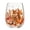 Hot Pink, variant on Fall Glassware Stemless Glasses with 2D Print Pumpkin Maple Leaves Drinking Glasses for Halloween Parties, Thanksgiving Party Home Kitchen Decorations Gifts