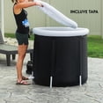thumbnail image 3 of Tina Plegable BAUHAUSEN para Adultos Baño de Hielo Entrenamiento de Terapia de Agua Fría 75x75x75 cm, 3 of 11
