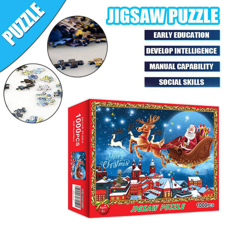 1000Pcs Puzzles Decompression Jigsaw Game Puzzle Toy DIY Adult Kid 26 Styles 