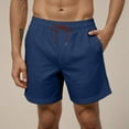 thumbnail image 2 of Ramiter Swim Trunks Men Men's Beachwear Board Shorts Quick Dry with Mesh Lining Swim Trunks(Dark Blue,S), 2 of 7
