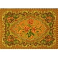 thumbnail image 1 of Ahgly Company Indoor Rectangle Medallion Yellow French Area Rugs, 5' x 8', 1 of 4