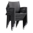 thumbnail image 5 of Dining Chair Espresso (Set of 2) - Synthetic Weave Aluminum Frame, 5 of 5