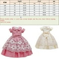 thumbnail image 7 of Flower Girl Lace Dress Pageant Kids Wedding Christmas Holiday Party Dresses, 7 of 7