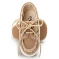 thumbnail image 3 of Infant Sneaker Baby Boy Toddler First Walkers Stitching Straps Soft Bottom Non-slip Casual Shoes, 3 of 7
