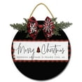 thumbnail image 1 of Eveokoki 11" Christmas Decor,Christmas Wooden Decorations Indoor,12Inch Merry Christmas Sign for Front Door Porch Window Wall Farmhouse Indoor Outdoor Decorations,Easy To Hang, 1 of 5