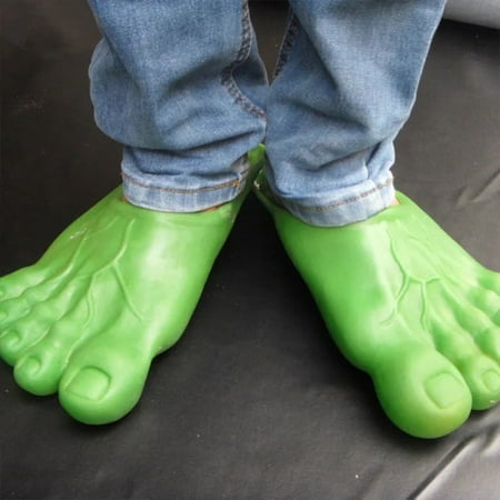 

CoCopeanut Summer Funny Men Slipers Simulation Giant Feet Five Fingers Beach Shoes Sliders Male Unisex Female Plush Fuzzy Shoes Slippers