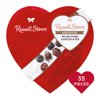 RUSSELL STOVER Valentine's Day Red Foil Heart Assorted Milk & Dark Chocolate Gift Box, 20.1 oz. (35 pieces)