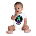 thumbnail image 6 of NASA Astronaut Dab on the Moon Funny Romper Boys or Girls Infant Baby Brisco Brands NB, 6 of 7
