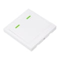 thumbnail image 2 of 3PCS eWeLink Push Button Wall Light Switch Remote Controller 2 Gang 86 Type ON/Off Switch Panel 433MHz Wireless RF Remote Control with Stickers Free Position Flexible For Home Living Room B, 2 of 7
