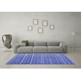 thumbnail image 3 of Ahgly Company Indoor Rectangle Abstract Blue Modern Area Rugs, 5' x 8', 3 of 4