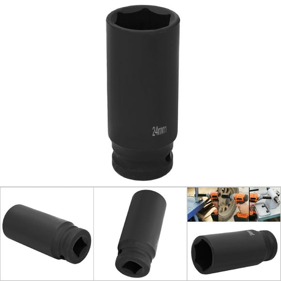 Metric Impact Socket 1/2 Drive, 21/22/24mm Metric Deep Impact Socket Deep Impact Socket 1/2 Drive Deep Socket Set 1/2 Drive 6 Point Pneumatic Air Socket Premium Impact Socket