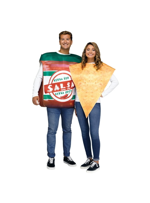 Fun World Chips and Salsa Multi-Color Halloween Couples Costume Regular Unisex Adult