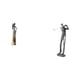 thumbnail image 1 of Escultura de dama tribal africana, figura de golfista, decoración para estantería, decoración de granja, 1 of 8