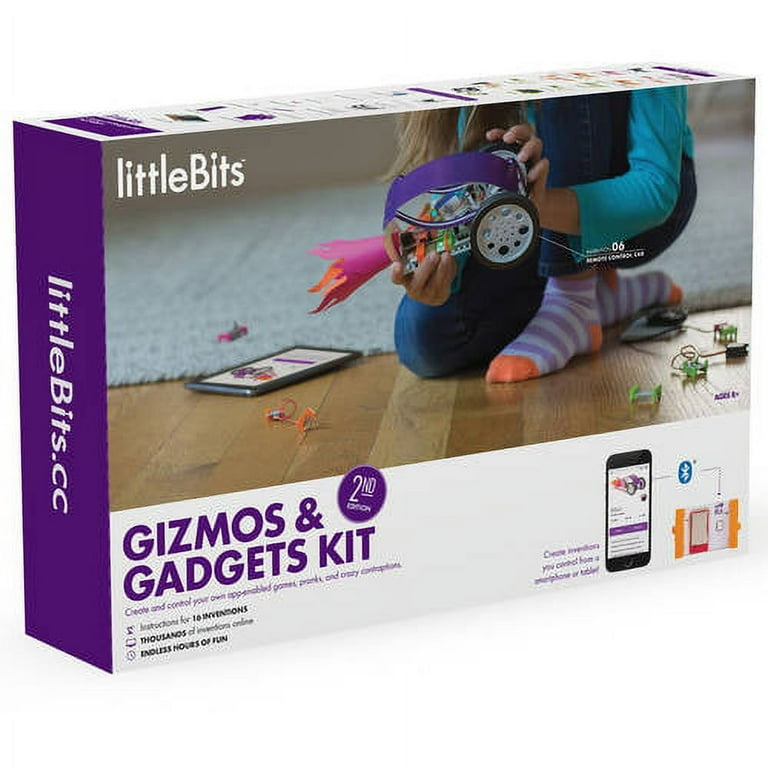 littleBits - Gizmos & Gadgets Kit, 2nd Edition - Walmart.com
