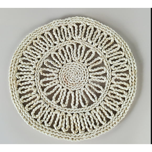 Cesta de Almacenamiento Tejida de Lino Natural - Organizador Decorativo Hecho A Mano, Café MNFD